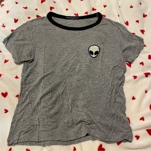 Brandy Melville Alien Short Sleeve Tee
